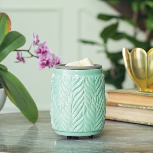 Flip Dish Wax Warmer (Mint Leaf)