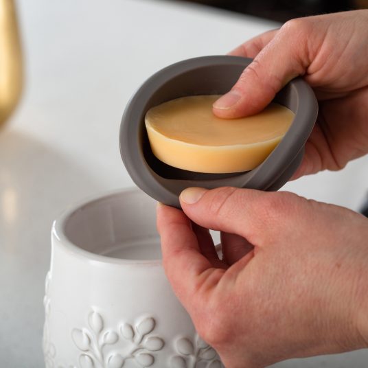 Flip Dish Wax Warmer (Mint Leaf)